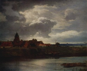 Landschaft mit Fluss
